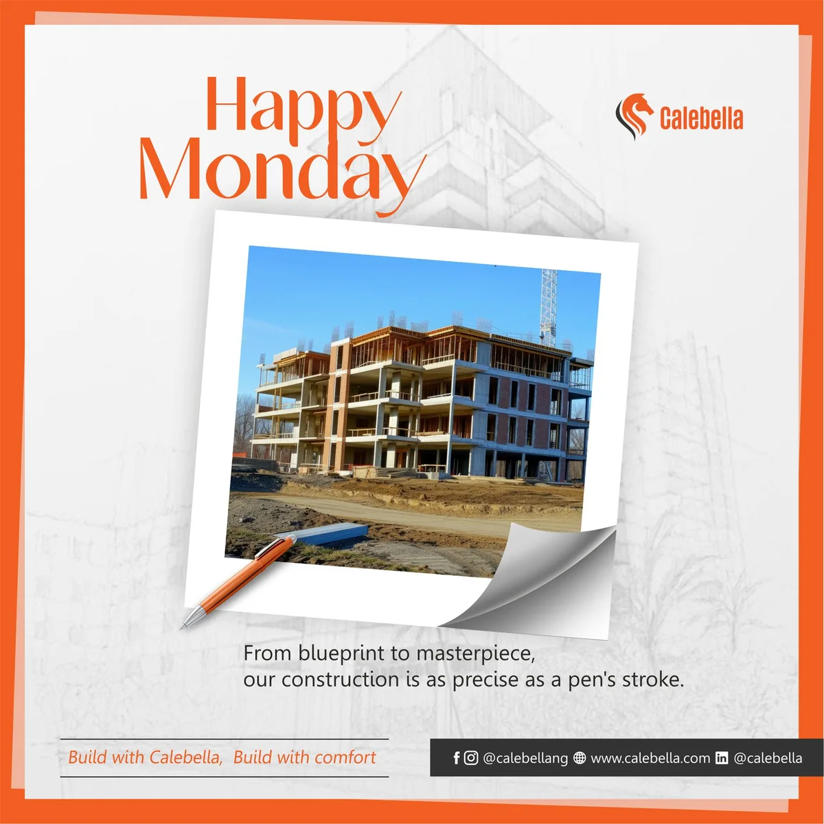 Calebella Happy Monday design project