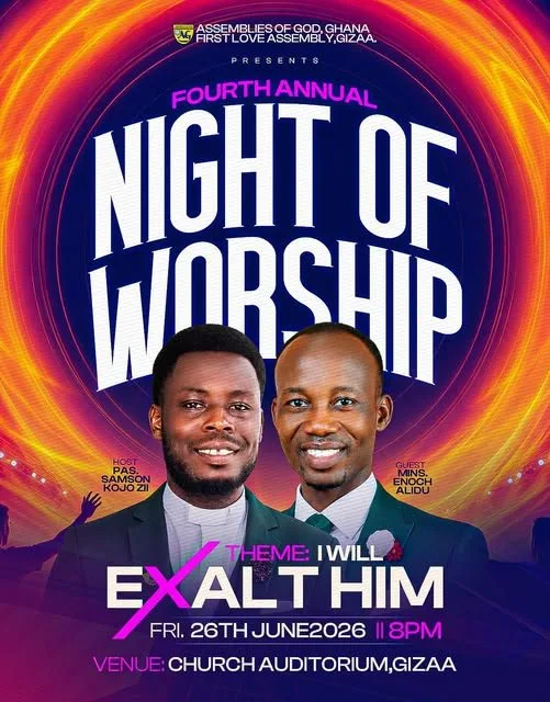 Night of Worship design project